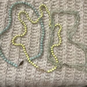 Lot of 3 necklaces